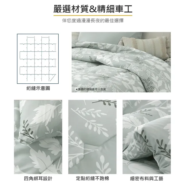 【DON】石墨烯速暖發熱羽絲絨冬被-雙人(買1送1 多款任選/ 冬被/棉被 可水洗)