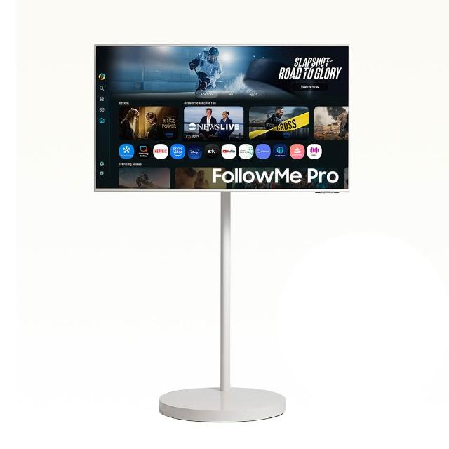 【Samsung 三星】43型 4K FollowMe Pro AI智慧聯網移動式螢幕組-白(S43FM703UC-FollowMe Pro)