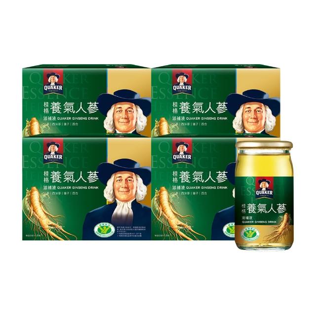 【QUAKER 桂格】養氣人蔘滋補液60mlx30入x4盒(共120入)