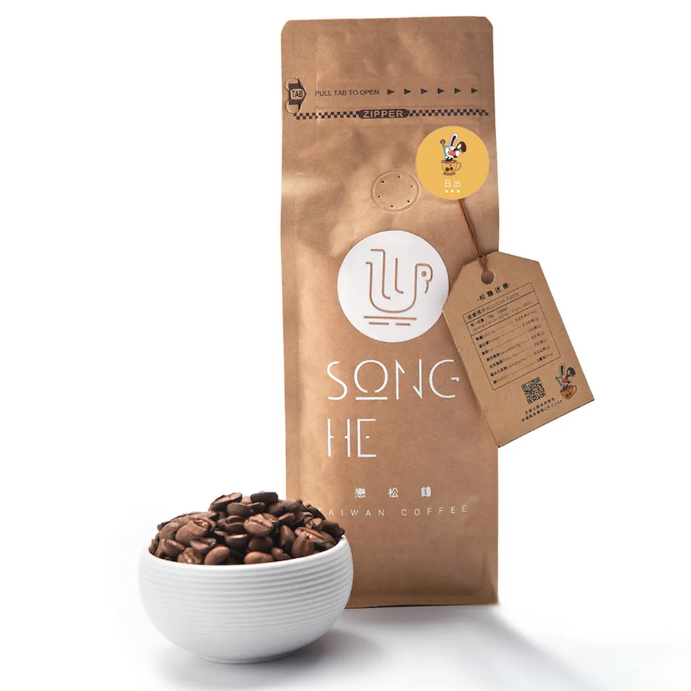 【戀松鶴台灣咖啡】Song He 日出 阿里山 台灣咖啡豆(半磅 225g)