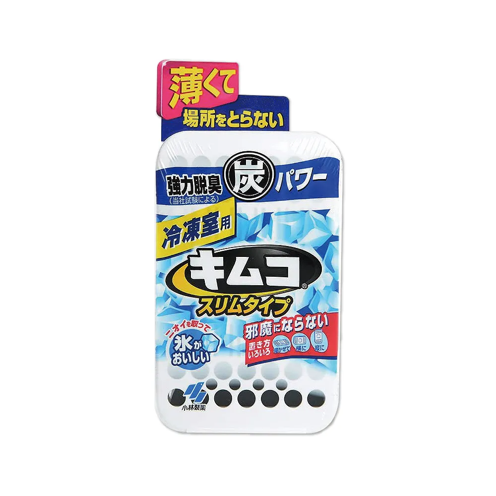 【日本小林製藥】冰箱冷凍庫專用1.8cm超薄型雙重活性炭除臭劑26g/盒(180天長效防潮脫臭食物保鮮)
