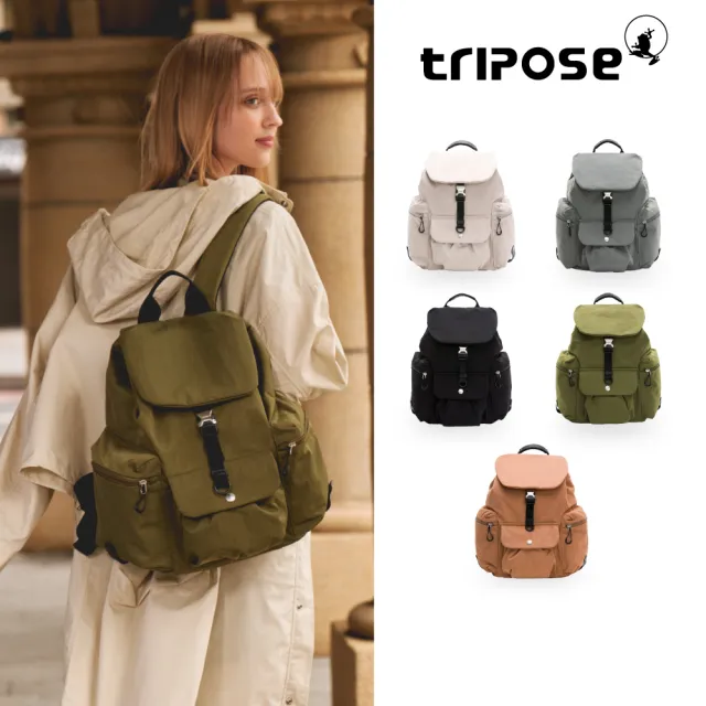 【tripose】REFLEC微皺尼龍輕量後背包-小(多色任選/旅行背包/中性背包)