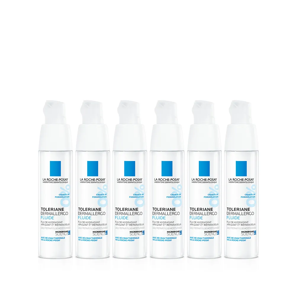 【理膚寶水】買5送1★全新多容安超極效舒緩修護精華乳 清爽型40ml 團購組(安心霜/乳液)