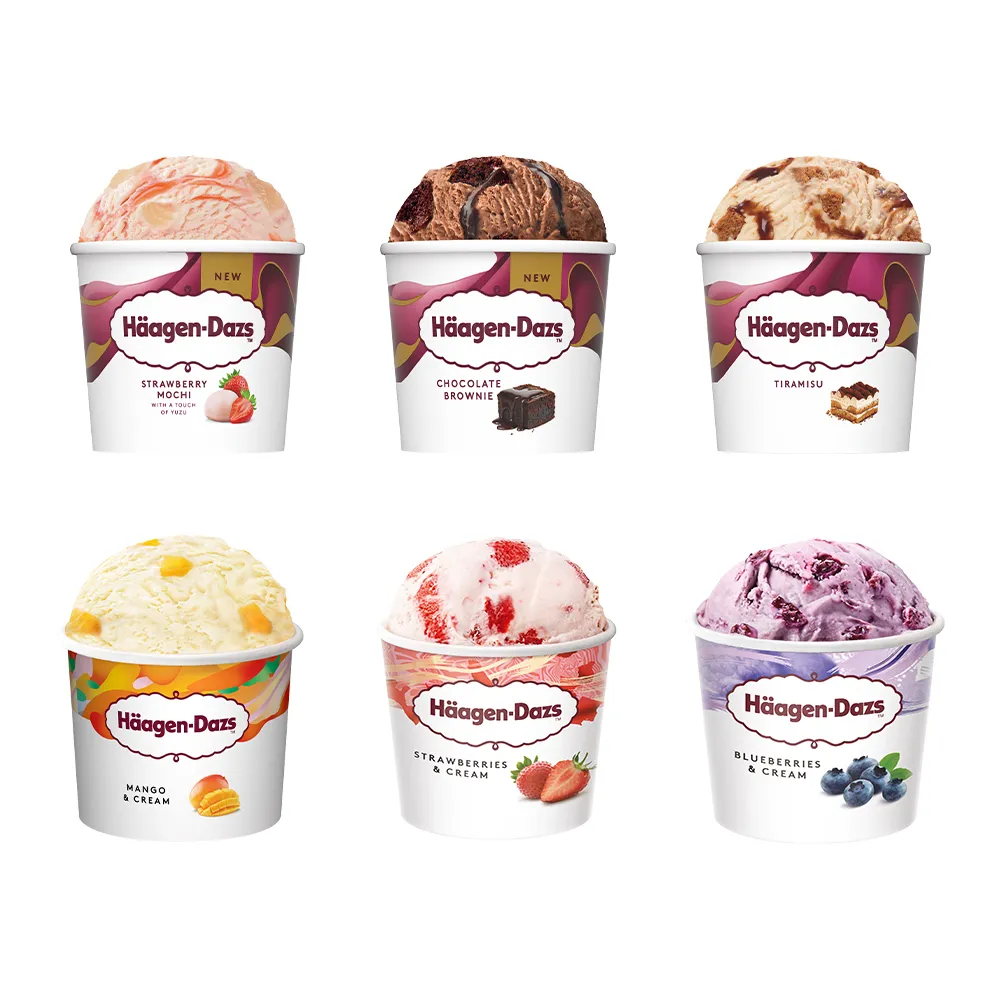 【Haagen-Dazs 哈根達斯】迷你杯100mlx12入