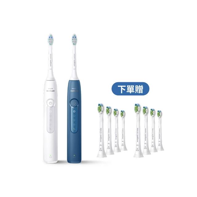 【Philips 飛利浦】HX5191 Sonicare舒適潔淨音波電動牙刷 2入組(2色任選/智能提醒/5種模式/官方直營)