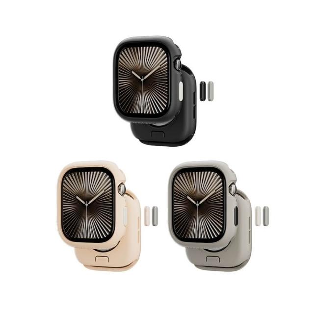 【MAGEASY】Apple Watch S12 Skin 保護殼 適用42/46mm (支援最新S12僅適用鋁金屬版)