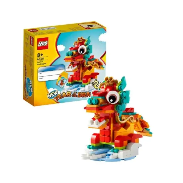 【LEGO 樂高】40611 龍年限定積木組