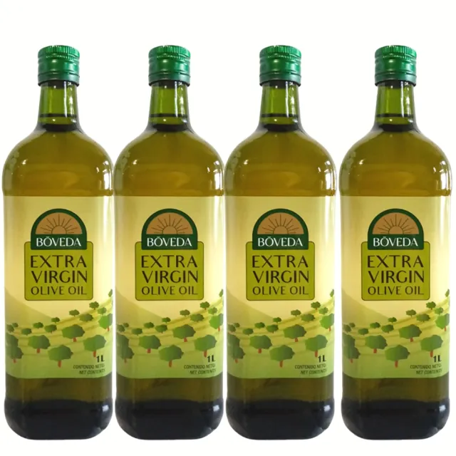 【慕雅利華】BOVEDA柏菲答特級初榨冷壓橄欖油1000ml X 4瓶(可生飲/出廠酸價小於0.5%)