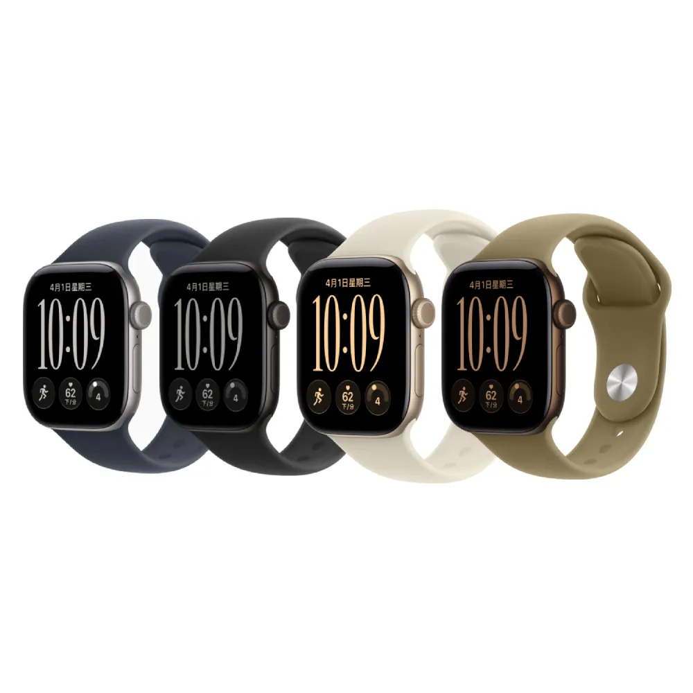【Apple】Apple Watch Series 12 GPS 42mm (鋁金屬錶殼搭配運動型錶帶)