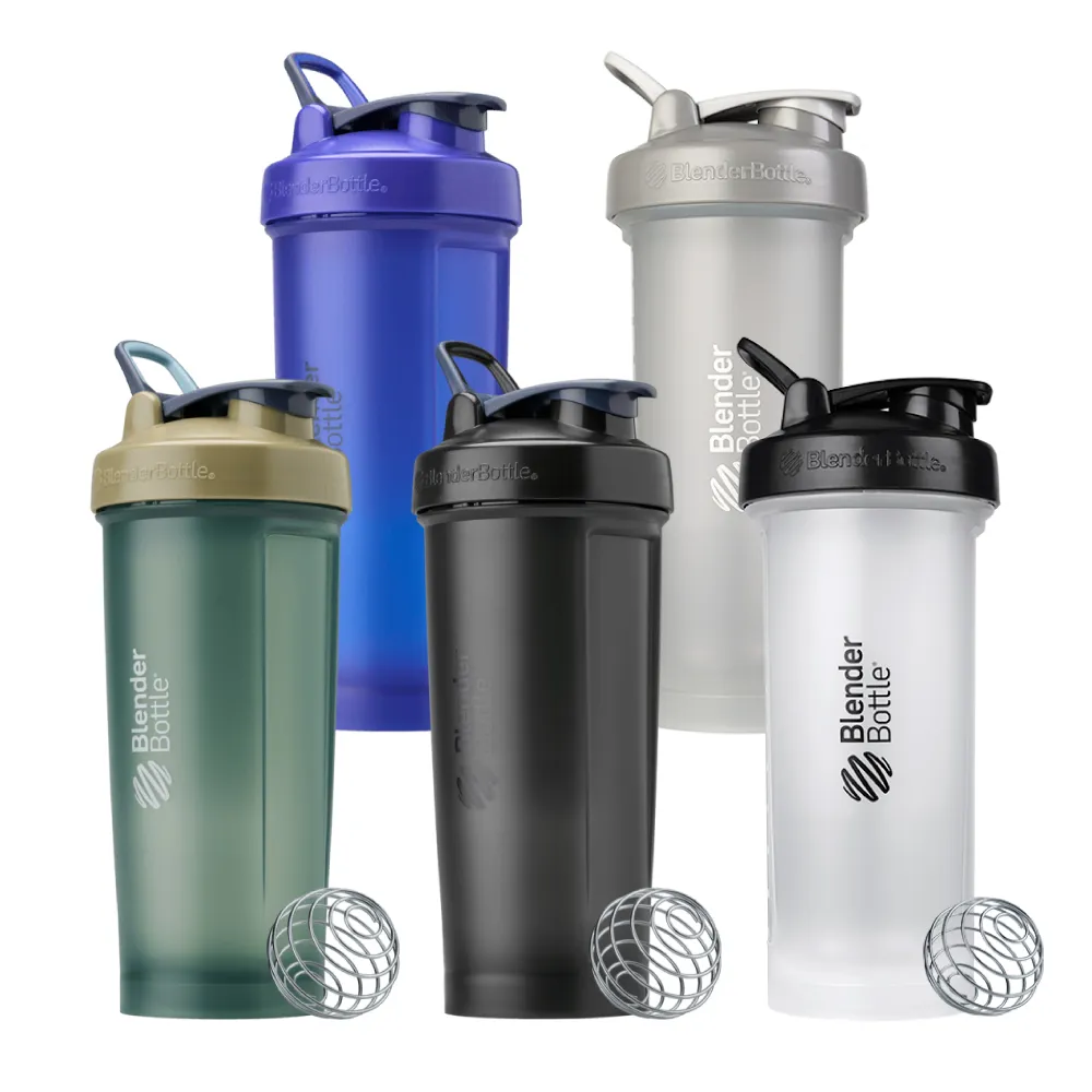 【Blender Bottle】美國原裝Classic-V2大容量防漏搖搖杯45oz/1330ml(blenderbottle/運動水壺/搖搖杯)