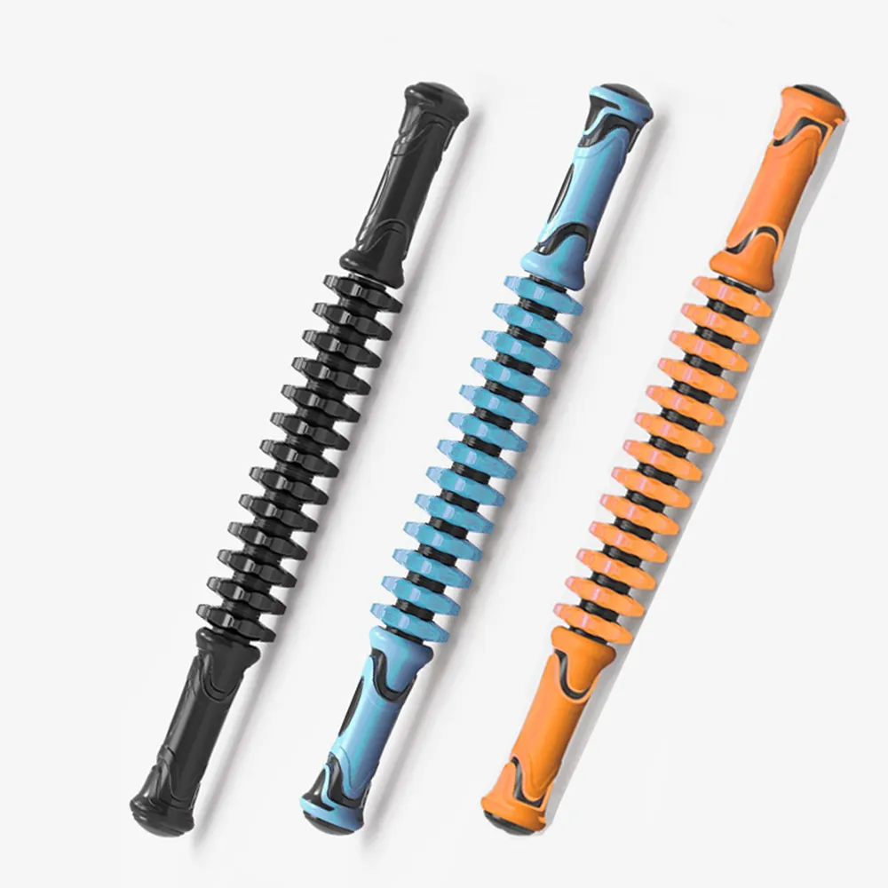 【WE FIT】進階版三合一深度筋絡按摩棒 按摩滾輪(SG005)