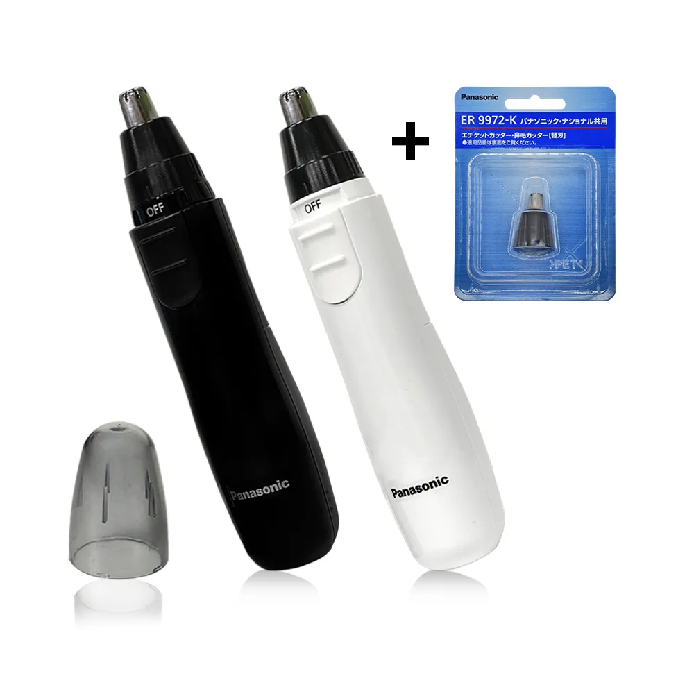 【Panasonic 國際牌】日本製 電動修鼻毛器 修容刀 美容刀ER-GN12+替換刀頭組(日本進口)