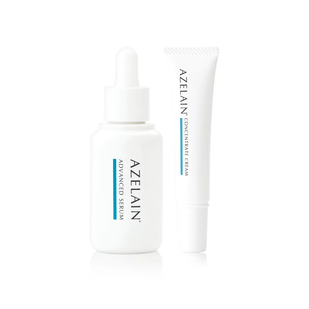 【AZELAIN】艾姿琳 重點修護1+1超值組(壬二酸淨痘安瓶30mL+壬二酸晶透修護霜15g)