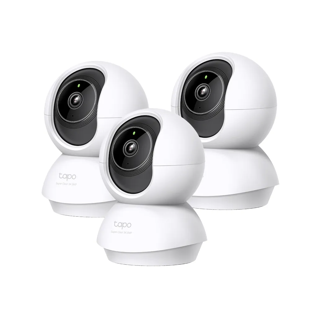 (三入組)【TP-Link】Tapo C230 3K 500萬畫素 AI智慧追蹤 360°旋轉式 無線網路攝影機 IP CAM(嬰兒哭聲偵測)
