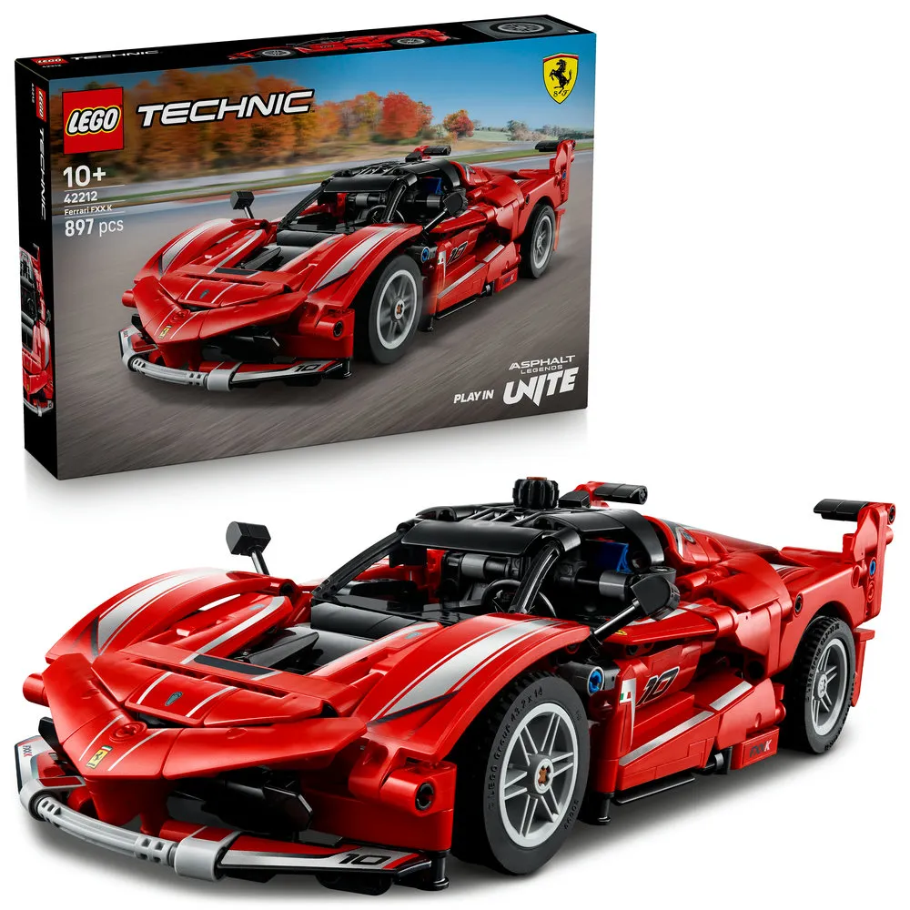 【LEGO 樂高】科技系列 42212 Ferrari FXX K(法拉利跑車 賽車模型 居家擺設 積木)