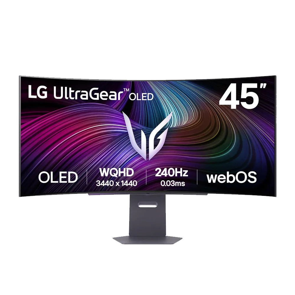 【LG 樂金】45GX90SA-B 45型 2K OLED 21:9 240Hz 曲面智慧聯網電競螢幕 (800R/0.03ms/FreeSync/G-Sync)