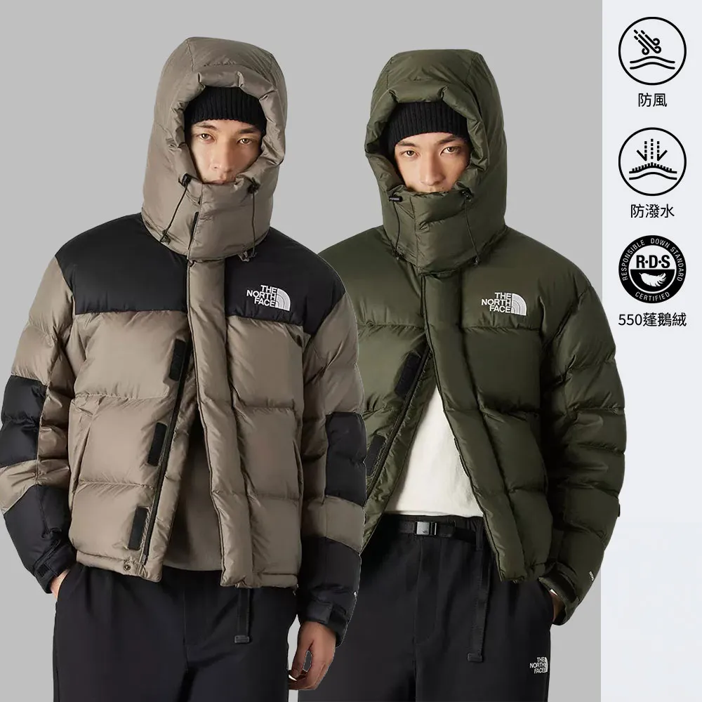 【The North Face】經典ICON男款DWR防潑水羽絨外套(多款任選)