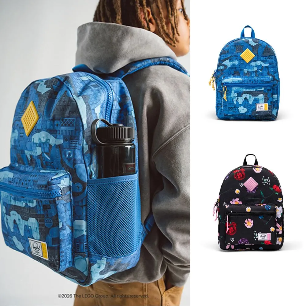 【Herschel】官方直營 LEGO® 樂高聯名系列- Heritage 20L多功能大容量兒童後背包(兩色任選)