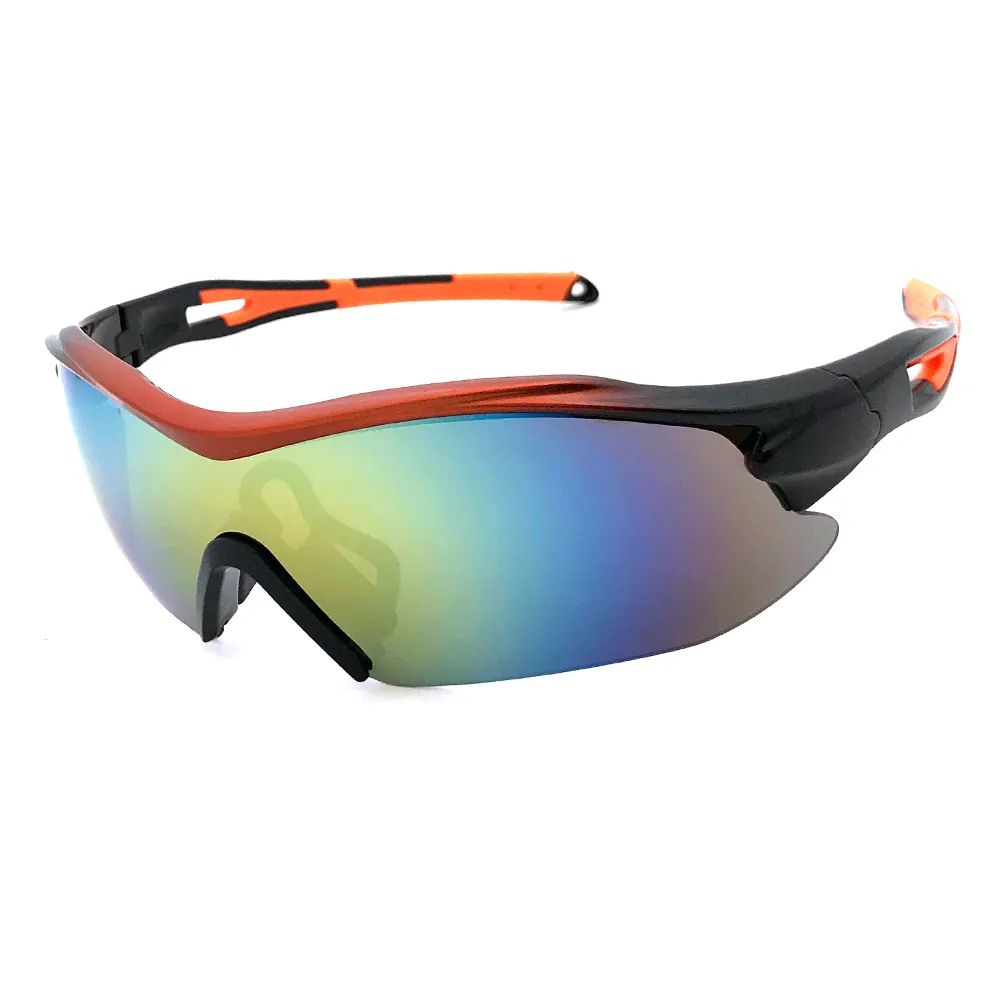【SUNS】頂規運動太陽眼鏡 活力桔 防滑/防爆/透氣 S203 抗UV400(採用PC防爆鏡片/安全防護/防撞擊)