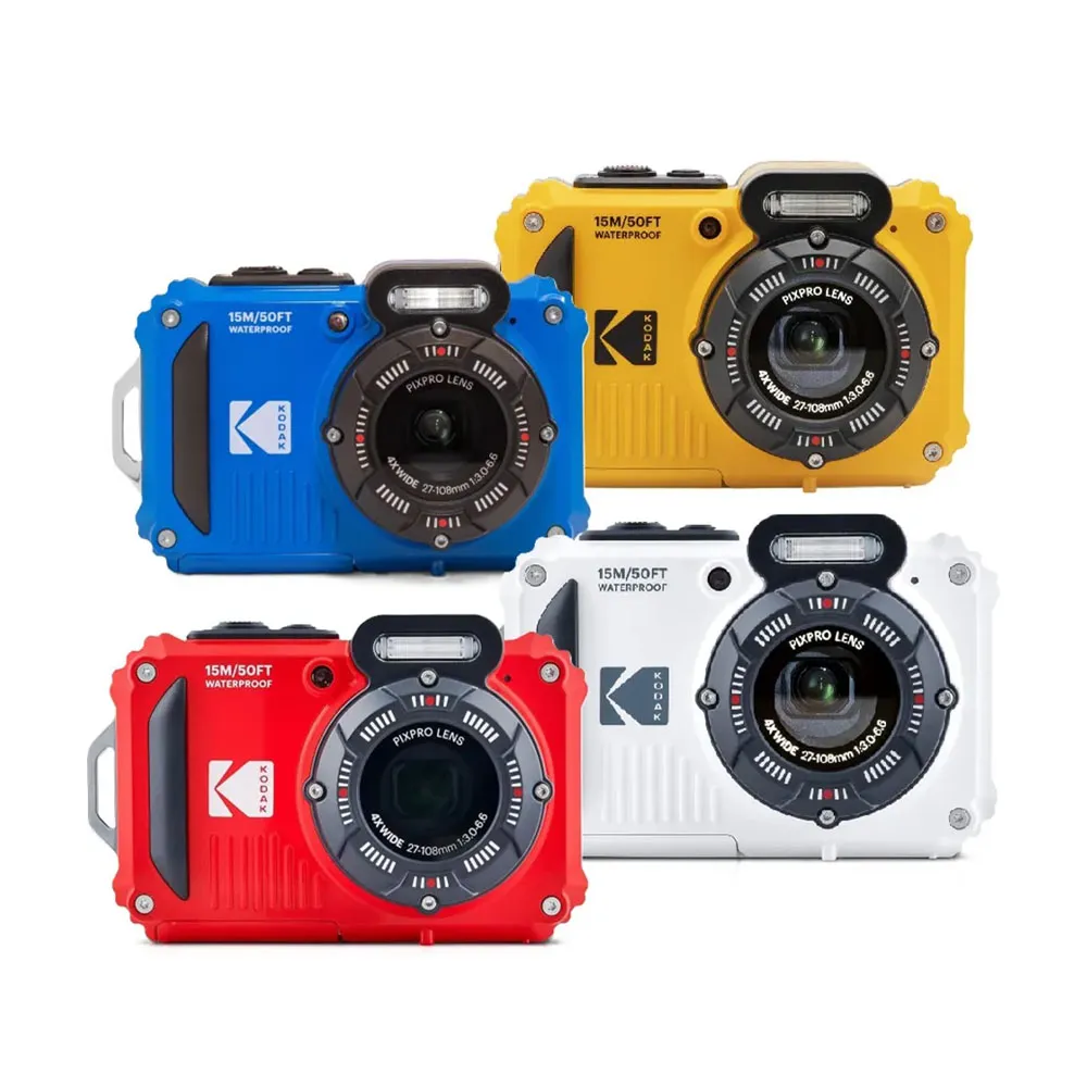【Kodak 柯達】PIXPRO WPZ2 RUGGED CAMERA 防水數位相機 公司貨 (贈64G記憶卡+清潔組)