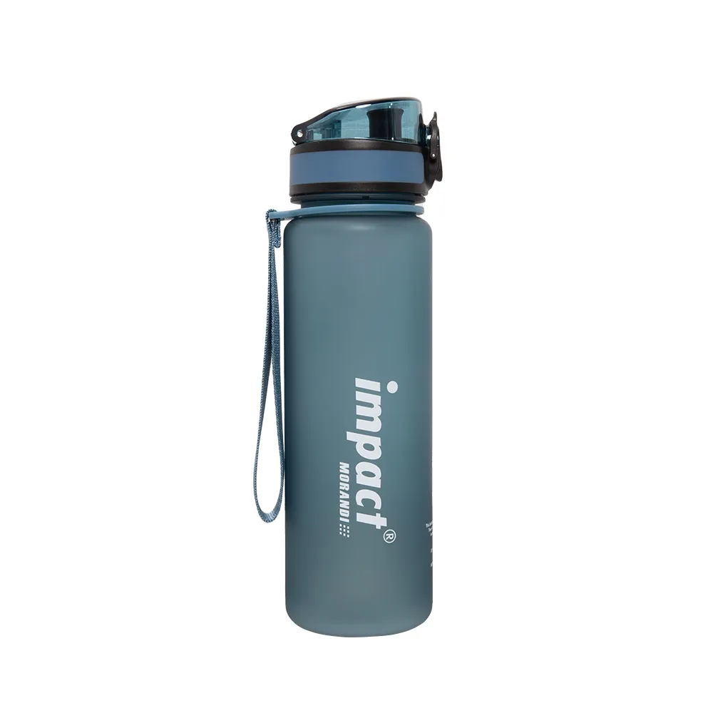 【IMPACT 怡寶】莫蘭迪系列彈蓋兒童水壺/水杯(500ML)-寧靜藍 IM00B15GB