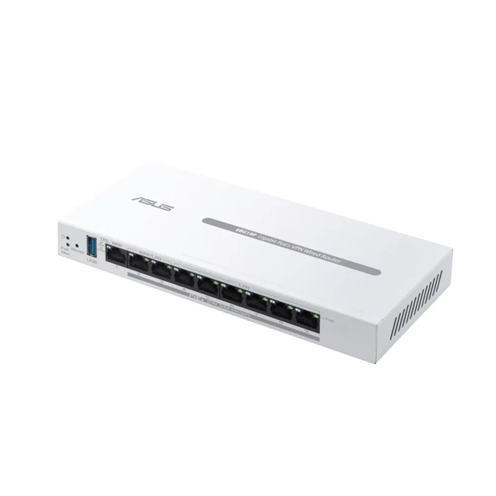 【ASUS 華碩】昌運監視器 EBG19P Gigabit PoE VPN 有線路由器