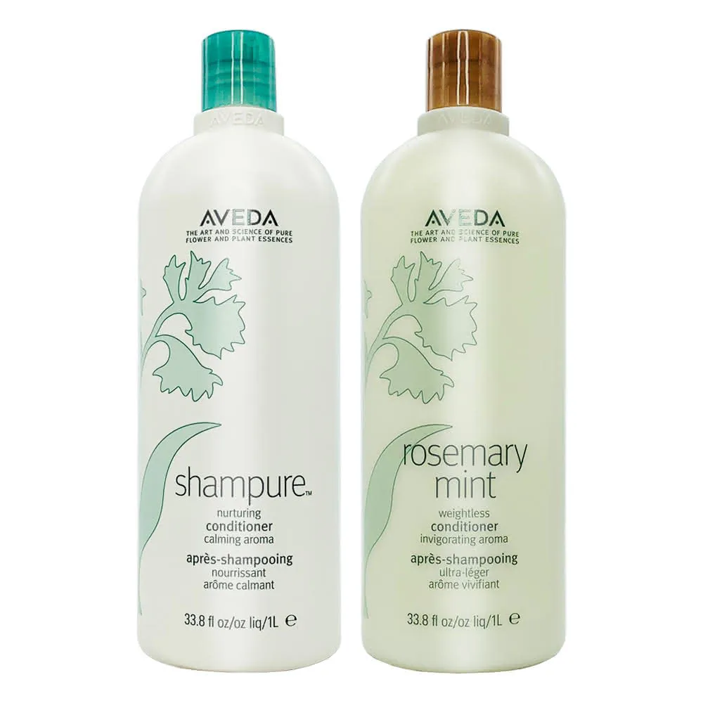 【AVEDA】洗髮精 1000ml(純香/迷迭薄荷/兩款任選/國際航空版)