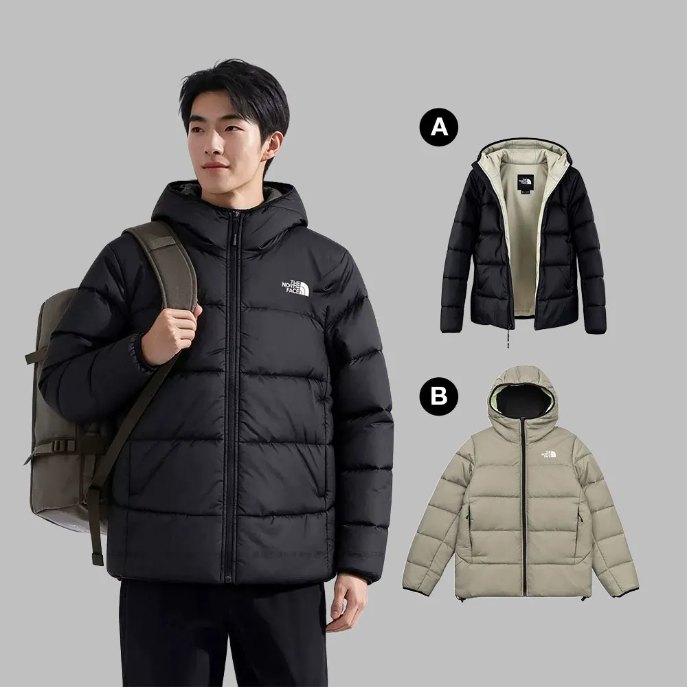 【The North Face】線上獨家款｜男款DWR防潑水連帽鋪棉外套 (多款可選)