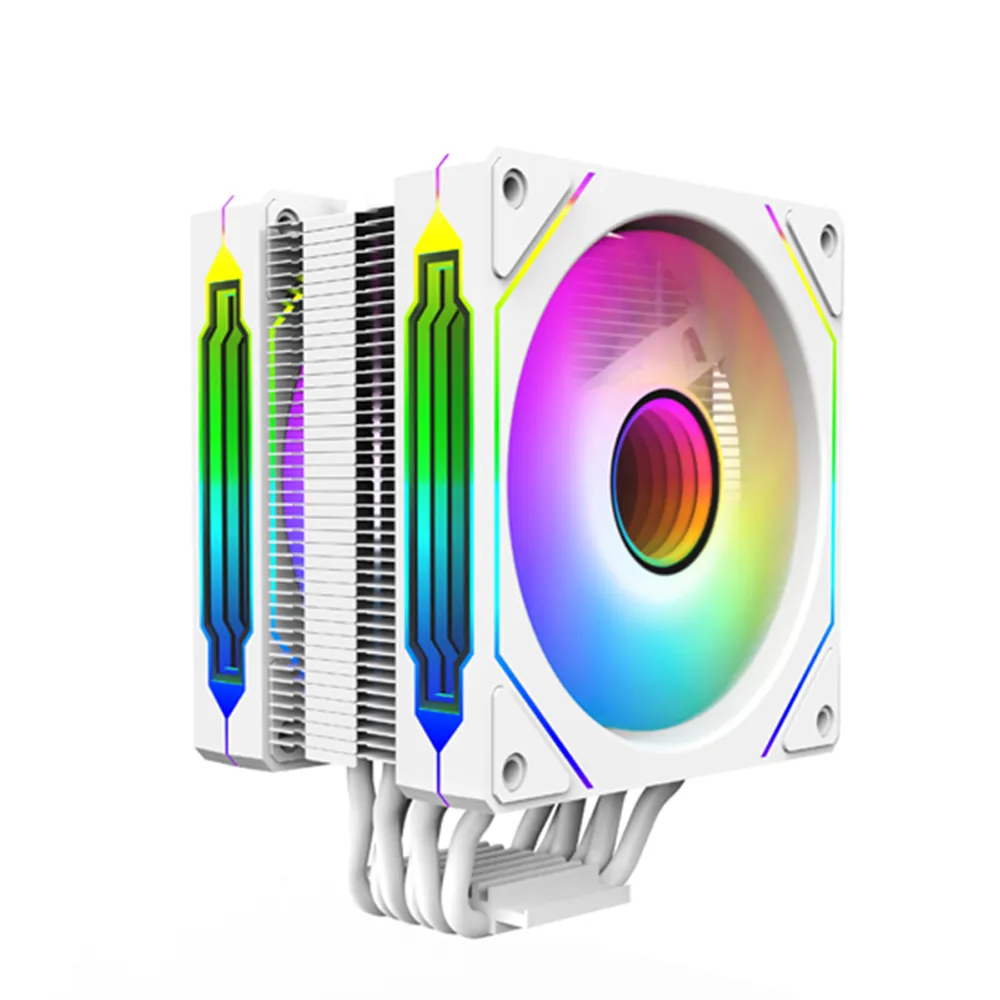 【EINAREX】埃納爾 BE-COOL V6 6管雙風散熱器/白