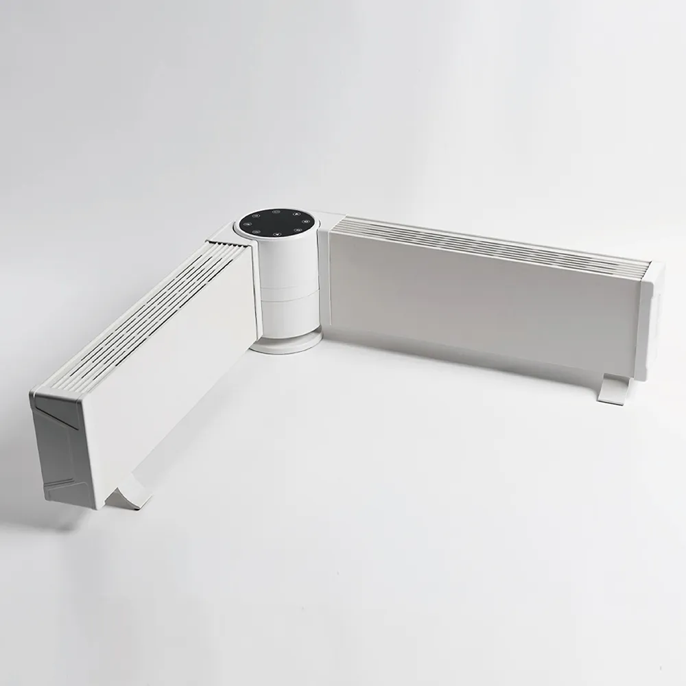 【嘉儀】可調式雙翼式對流電暖器 KEB-222(180度雙側出風/兒童安全鎖/24小時預約關機/觸控面板/搖控功能)