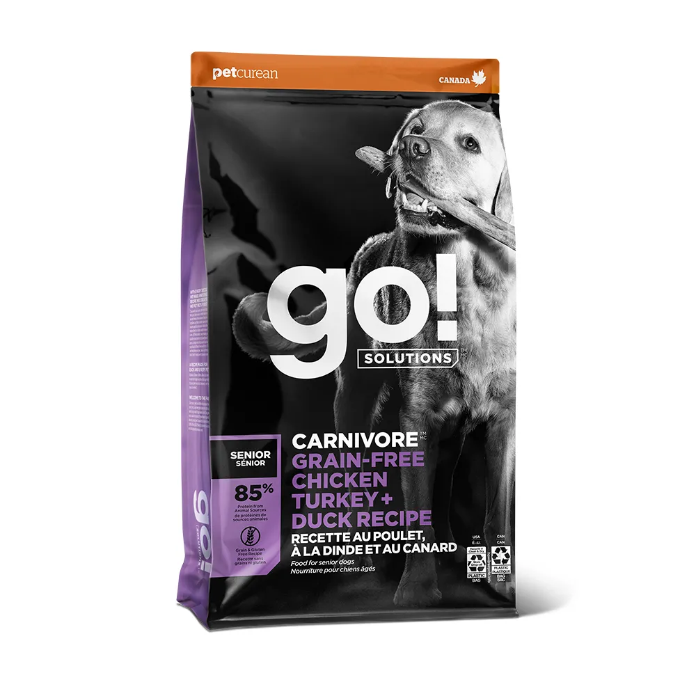 【Go!】雞肉鮭魚 22磅 老犬 高肉量系列 低卡無穀天然糧(狗糧 狗飼料 寵物食品 乾飼料)