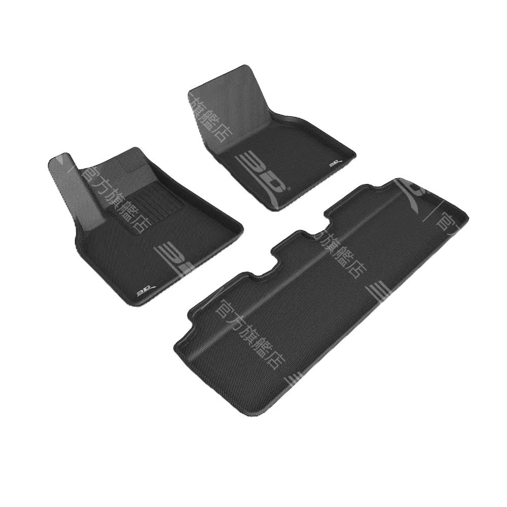【3D】卡固立體汽車踏墊TESLA Model Y 2020/11-2024(5人座/後驅不適用)