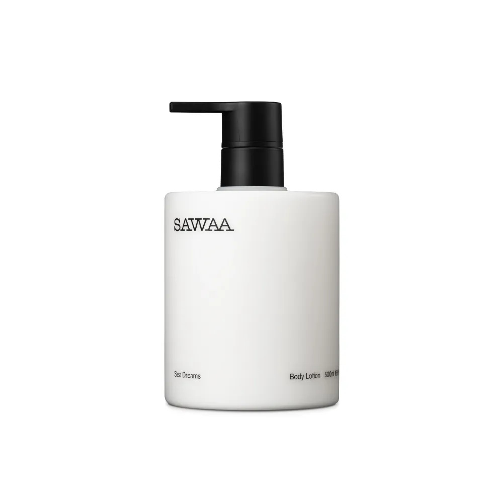 【SAWAA】黑杉微光｜靜心安恬身體乳500ml(木質調 奶霜質地 長效保濕 柔嫩肌膚)
