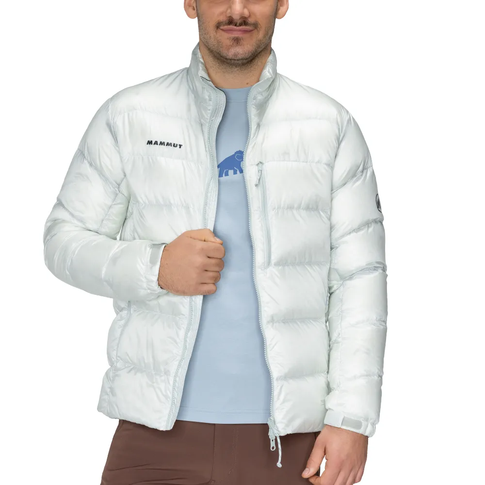 【Mammut 長毛象】Gravity Zip-In Jacket AF 日系保暖立領羽絨外套 鼠尾草銀綠 中性款 #1013-03730