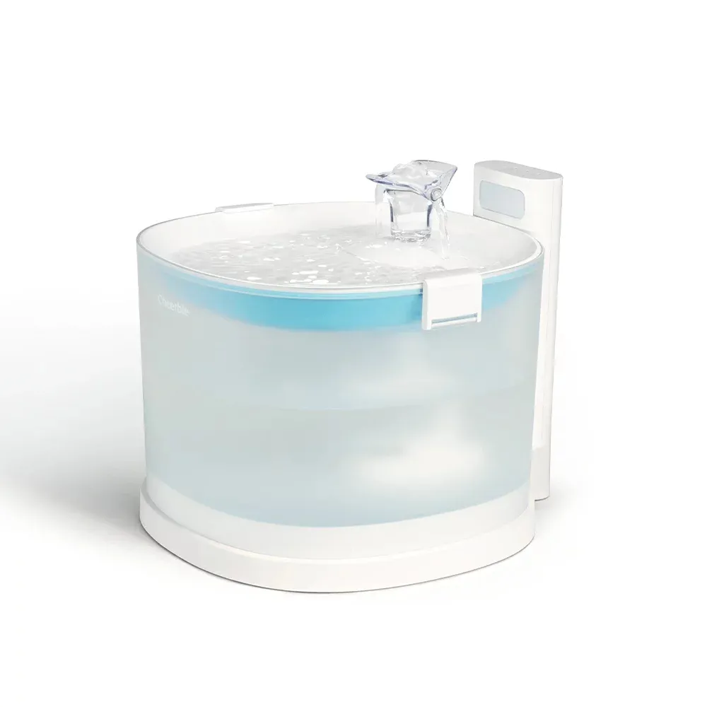 【Cheerble】七布無泵寵物飲水機E1 插電款2L(貓咪飲水機 磁力供水 全球首創 新上市 募資破萬台)