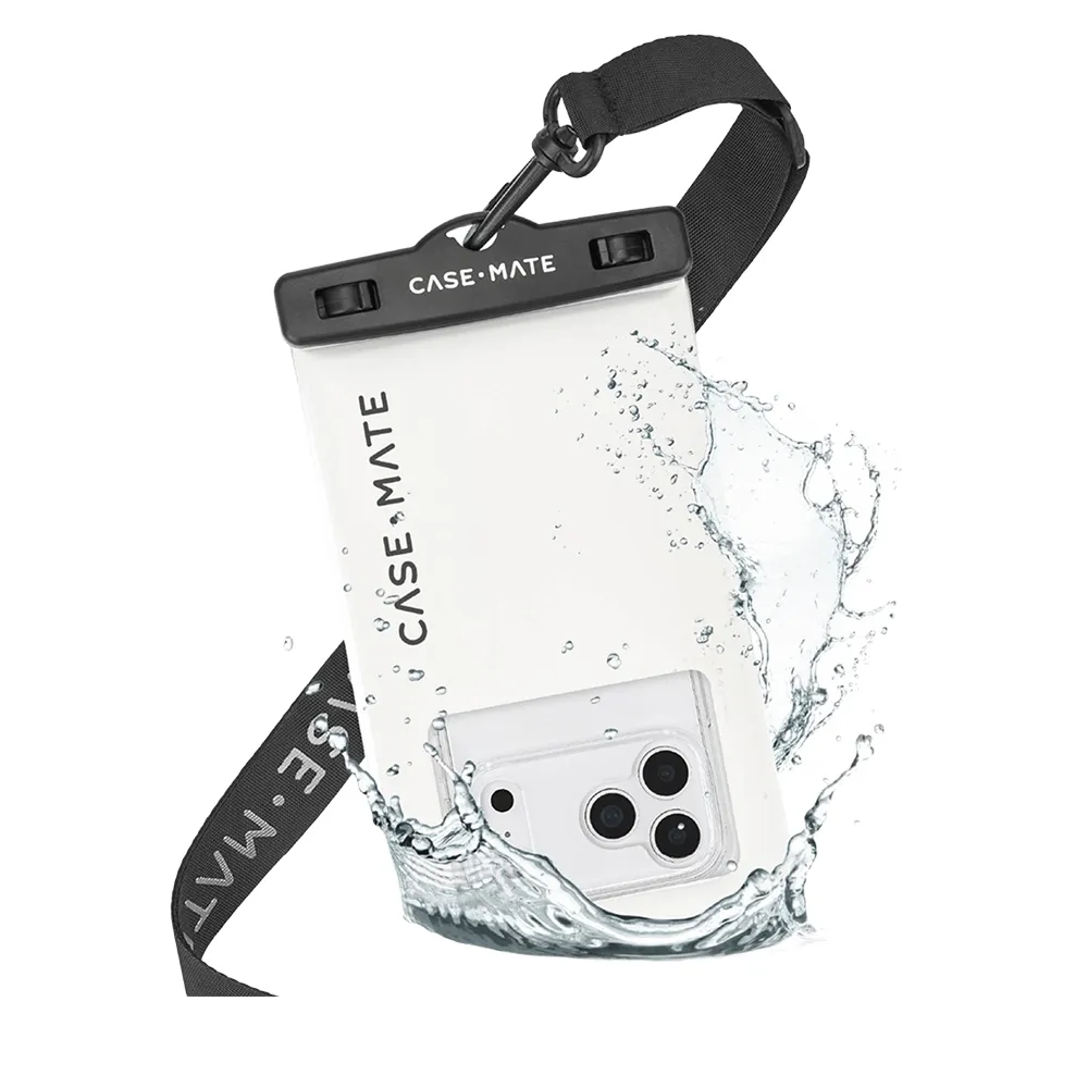 【CASE-MATE】時尚防水漂浮手機袋 L尺寸 - 沙灘白