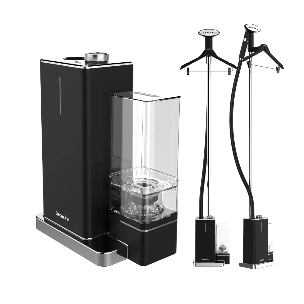 【SteamOne】獨家雙入組 直立式蒸氣掛燙機 燙衣機 2入組 (George/智能/自動斷電/高溫殺菌/法國/禮物)