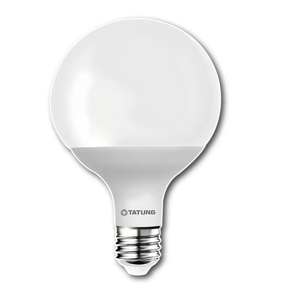 【TATUNG 大同】3入 G95 15W LED燈泡 球型燈泡(6500K 白光)