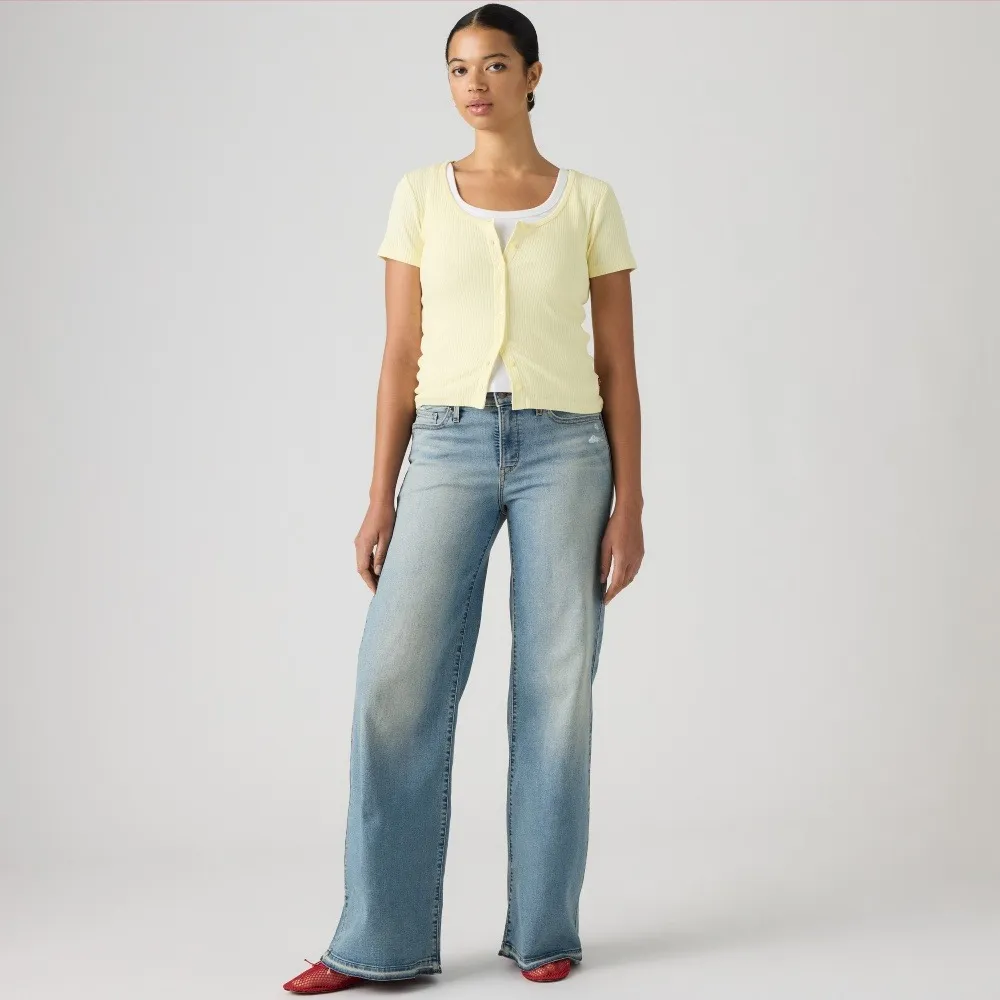 【LEVIS】318™ Shaping Wide Leg 中腰直筒牛仔褲 / 微彈性 女生牛仔褲 熱賣單品 001PZ-0029