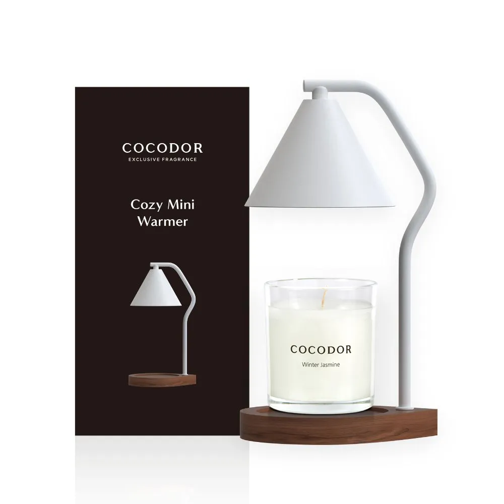 【COCODOR】可調光暖心木座融燭燈+香氛蠟燭170g(多款任選/融蠟燈/官方直營)