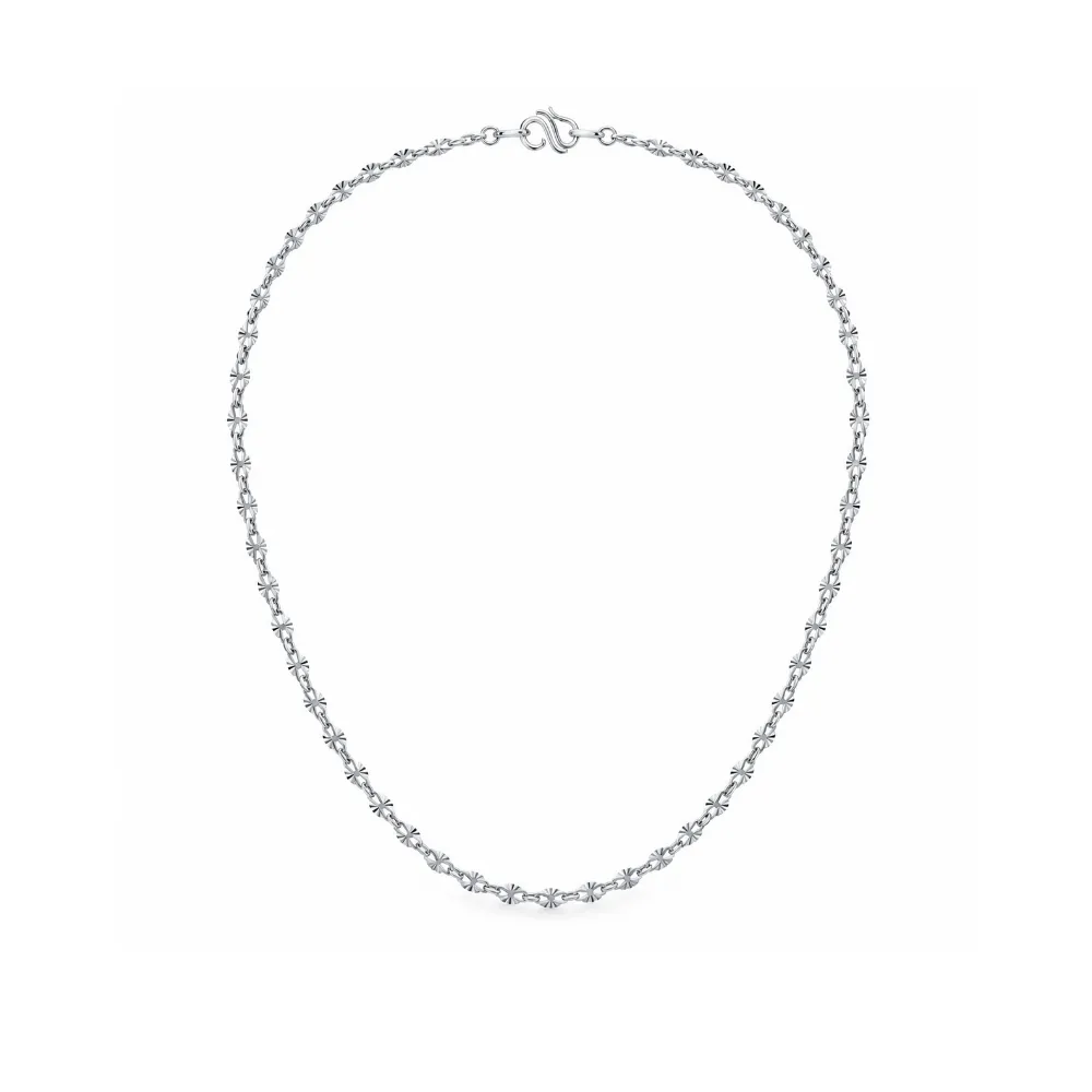 【love pt】PT950鉑金項鍊/白金項鍊 花瓣切面 45cm／48cm 兩段式調整女款百搭項鍊 (鼎元珠寶 鉑金 A320)