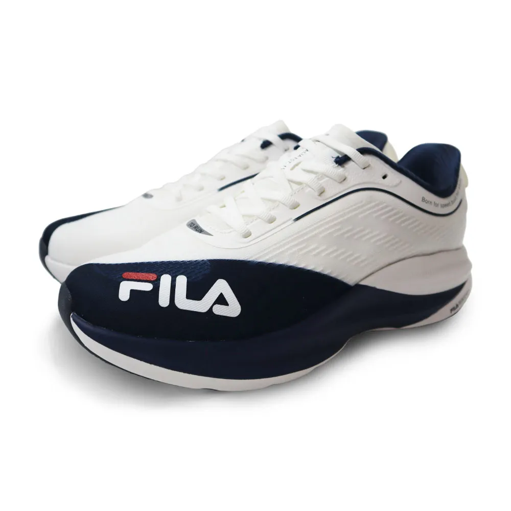 【FILA】FILA 慢跑鞋 男鞋 白/深藍 1-J909A-131 no574