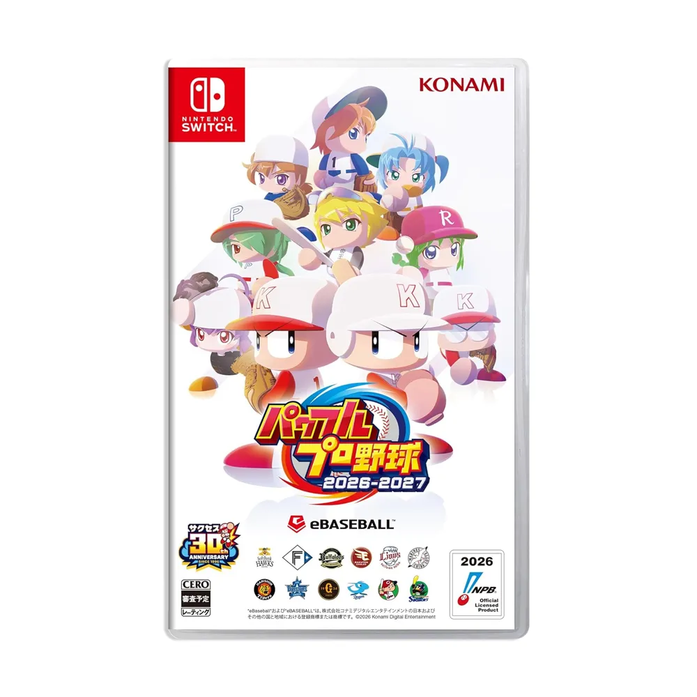 【Nintendo 任天堂】NS Switch 實況野球 2026-2027 日文版(無中文)