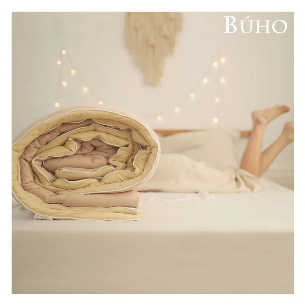【BUHO 布歐】買一送一 韓系絲滑綿綿奶泡被2.1kg-單人5x7尺/棉被/四季被(多款任選)