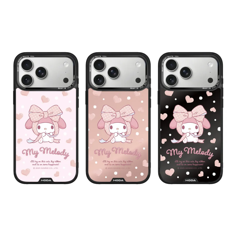 【HODA】iPhone 17 Pro /17 Pro Max MagSafe 幻石蝴蝶結美樂蒂保護殼