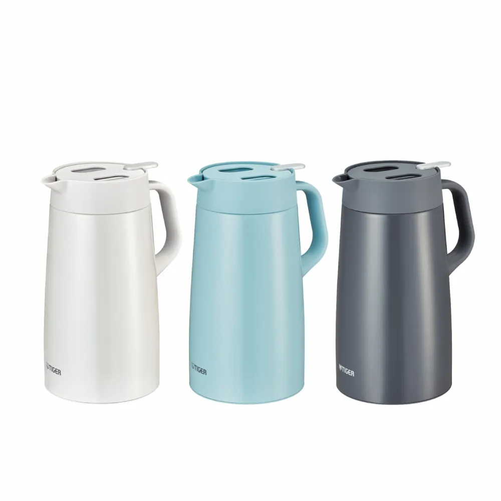 【TIGER 虎牌】桌上型不鏽鋼保溫壺1600ml(PWO-A160大容量保溫水壺)
