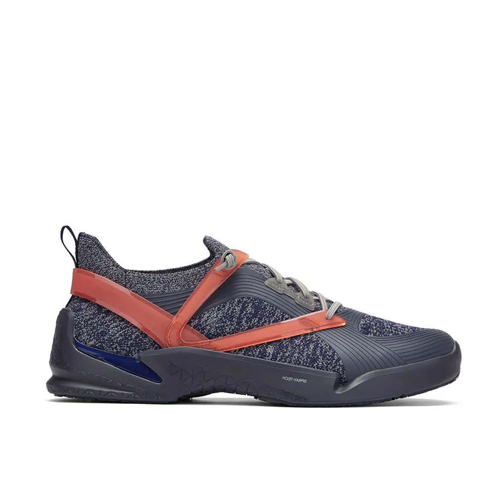 【Clarks】男鞋 輕鬆走-Tri Ease Slip男款織物透氣面料休閒鞋 運動鞋 機能鞋(海軍藍)(CLM87627C)