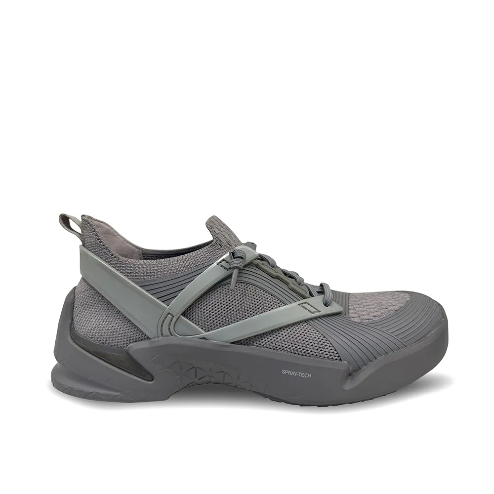 【Clarks】女鞋 輕鬆走-Tri Ease Slip.女款織物透氣面料休閒鞋 運動鞋 機能鞋(灰色)(CLF87631C)