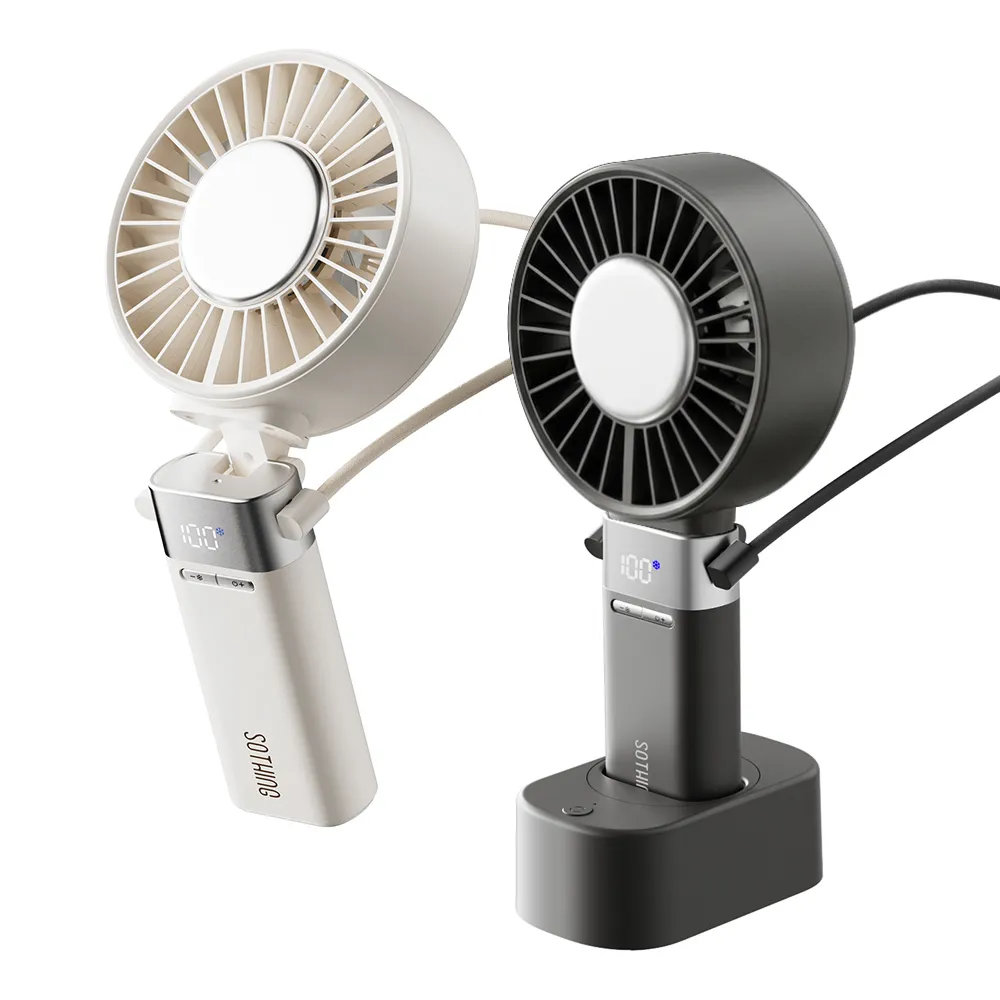 【SOTHING 向物】2026新款!摺疊/桌立製冷大手持風扇 冰炫Max(可上飛機 桌面風扇 USB風扇 冰敷 頸掛 擺頭)