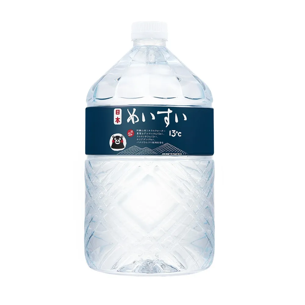 【JKKWATER】(定期配)日本名水13°C 進口礦泉水 6000mlx2入/箱 (日文款 官方直營) 阿蘇火山礦泉水